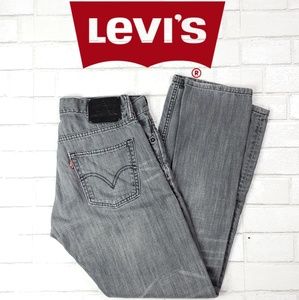 Levi's 514 Slim Straight Gray Denim 32x32 G66